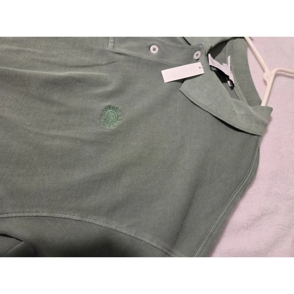 H&M Men's Polo Shirt‎ XXL NWT Green